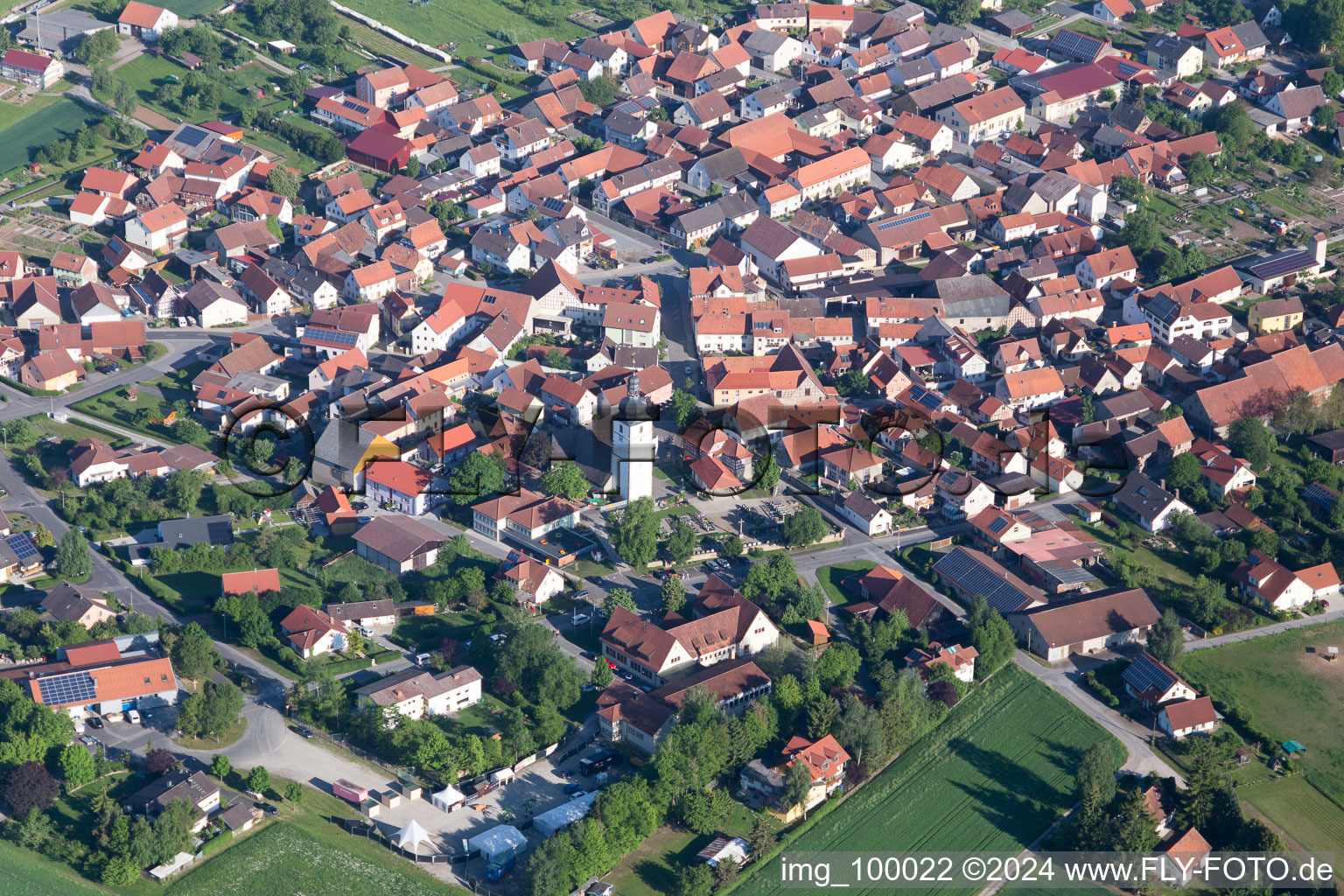 Großbardorf dans le département Bavière, Allemagne d'en haut