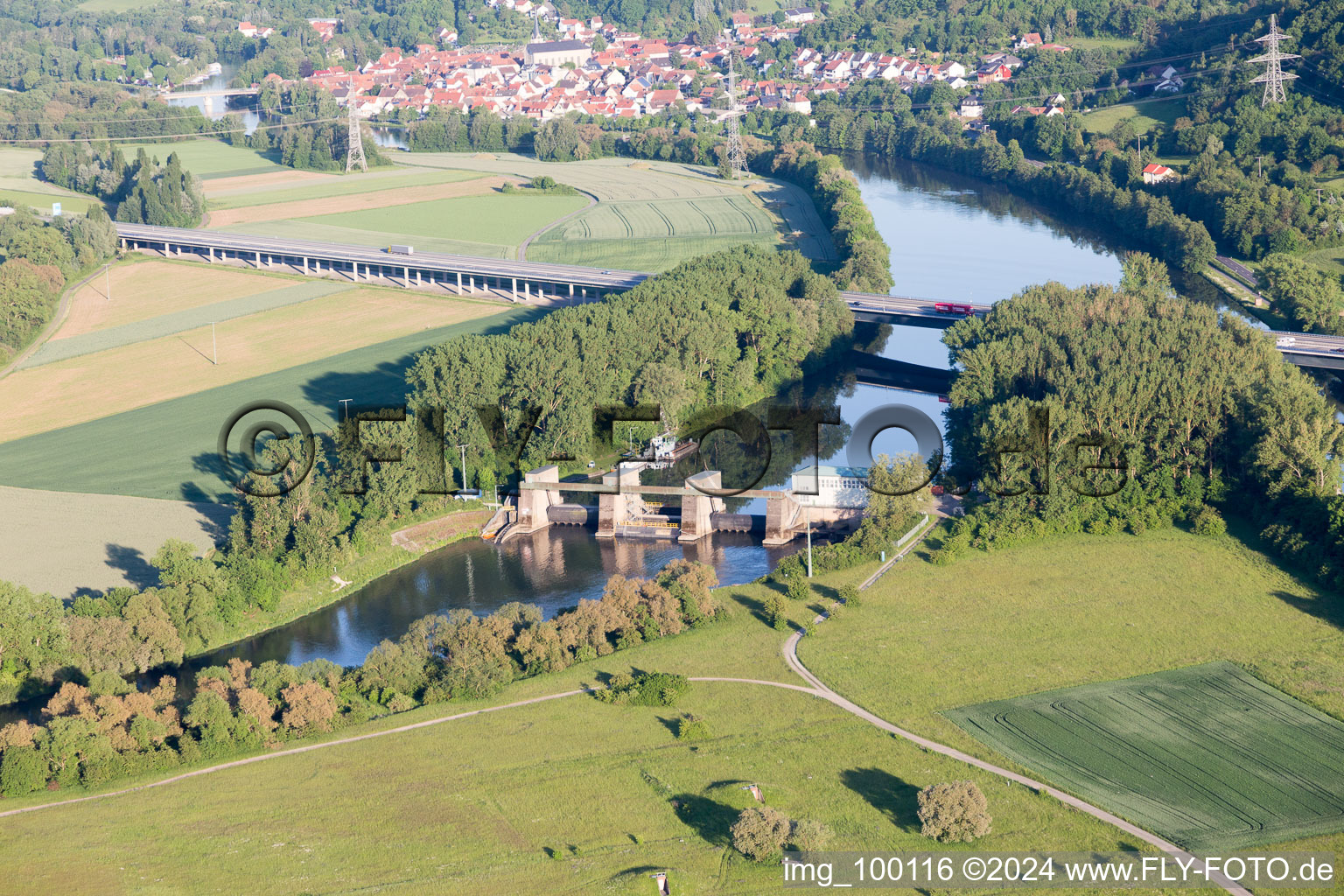 Photographie aérienne de Quartier Limbach in Eltmann dans le département Bavière, Allemagne