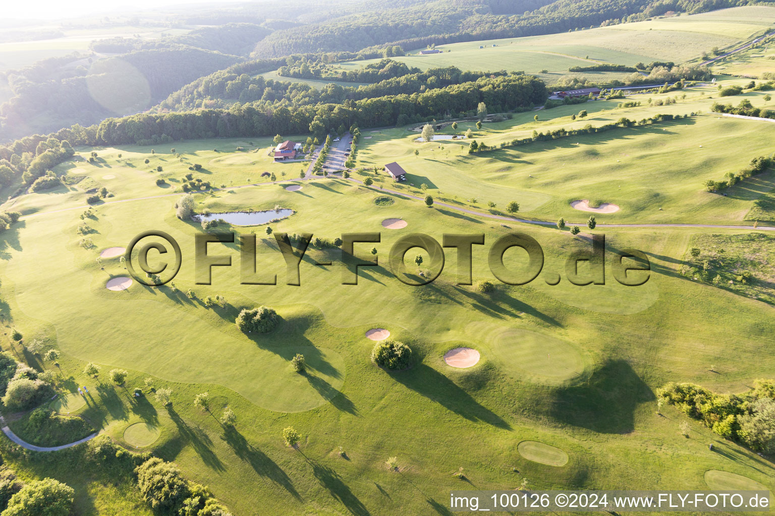 Ebelsbach dans le département Bavière, Allemagne depuis l'avion