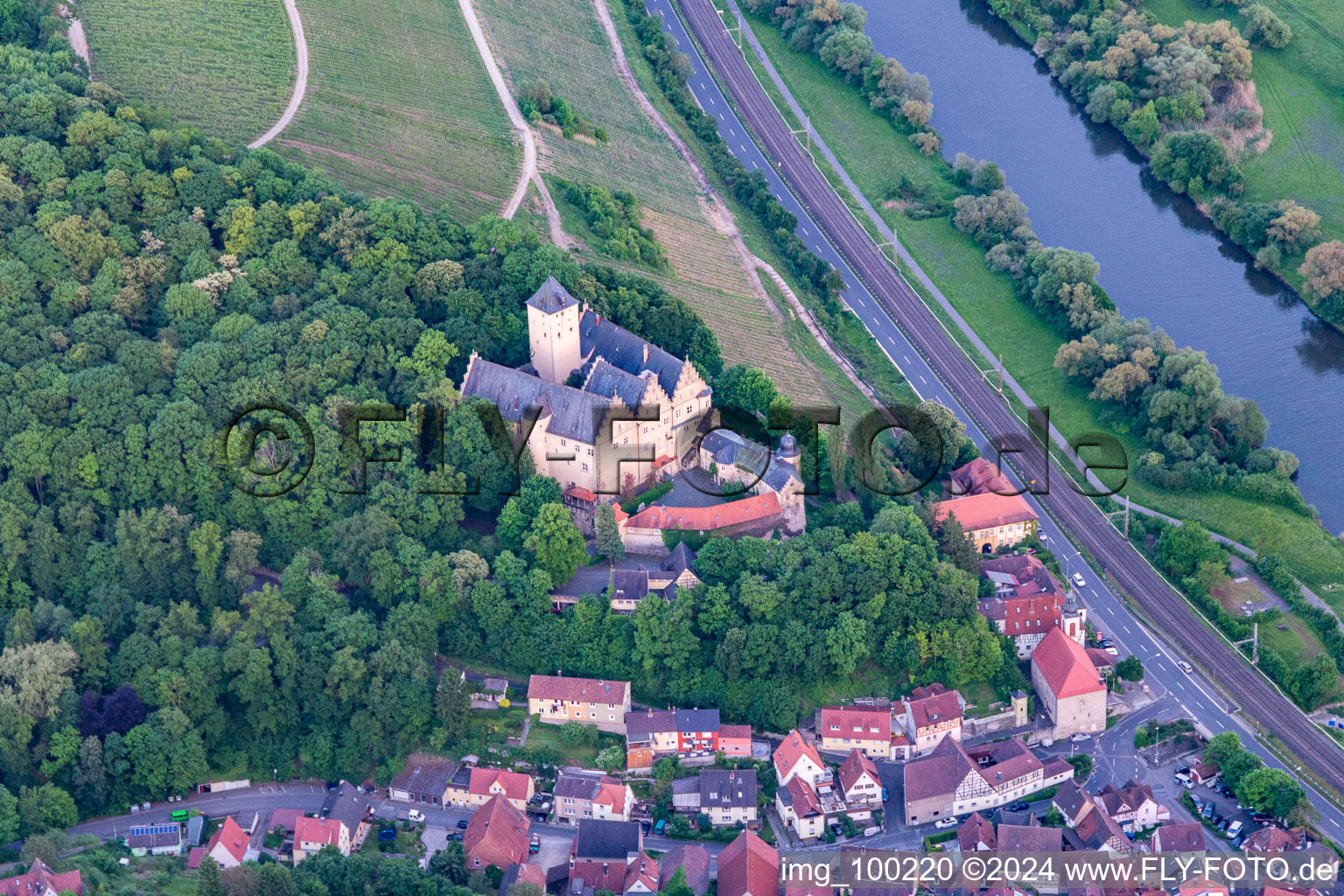 Photographie aérienne de Quartier Mainberg in Schonungen dans le département Bavière, Allemagne