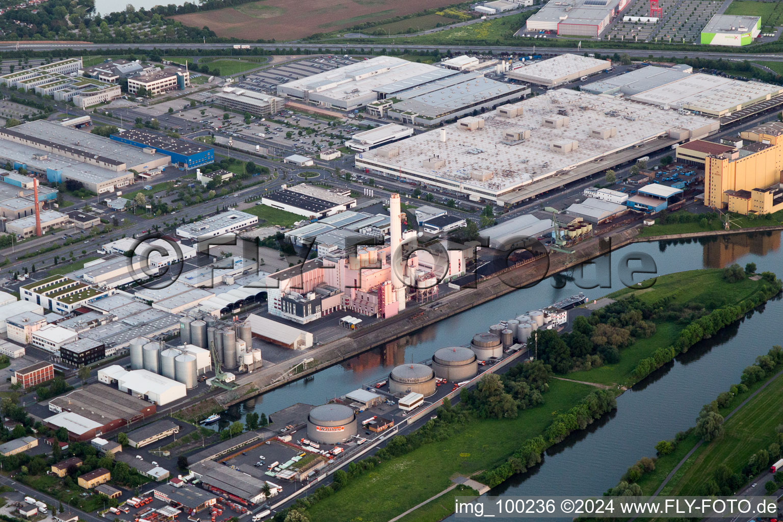 Schweinfurt dans le département Bavière, Allemagne vue du ciel