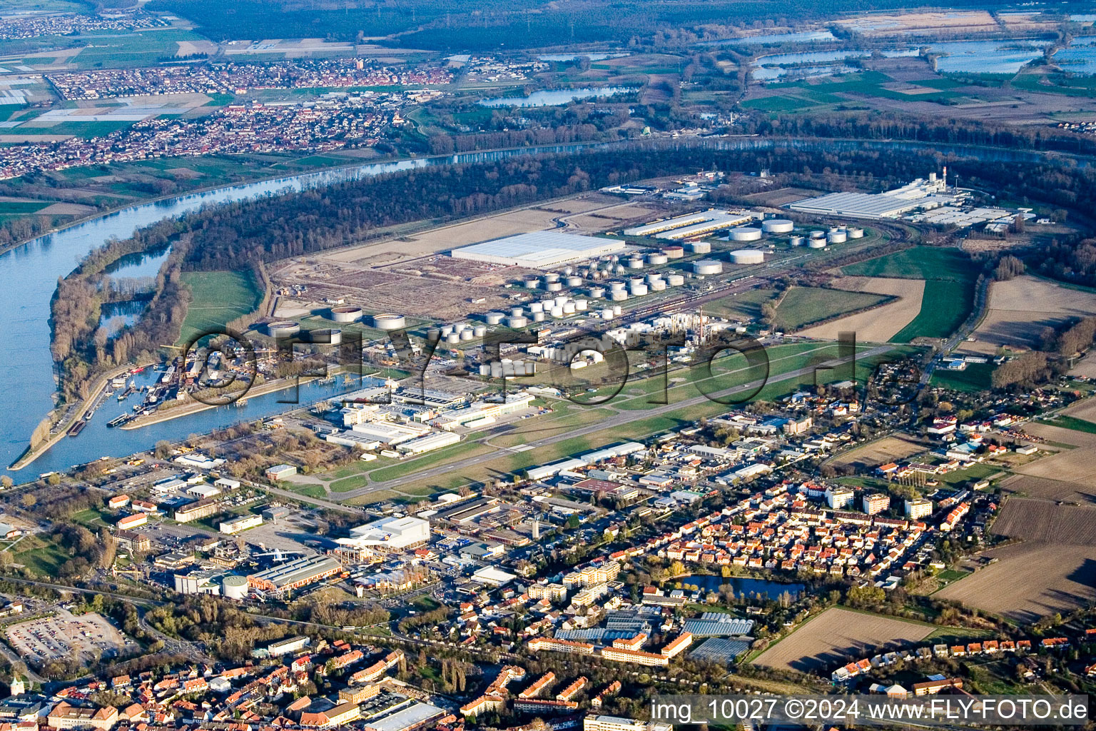 Speyer dans le département Rhénanie-Palatinat, Allemagne d'en haut