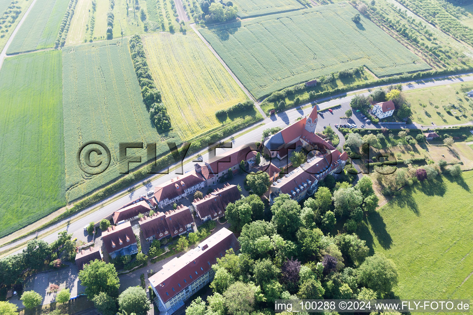 Wipfeld dans le département Bavière, Allemagne d'en haut