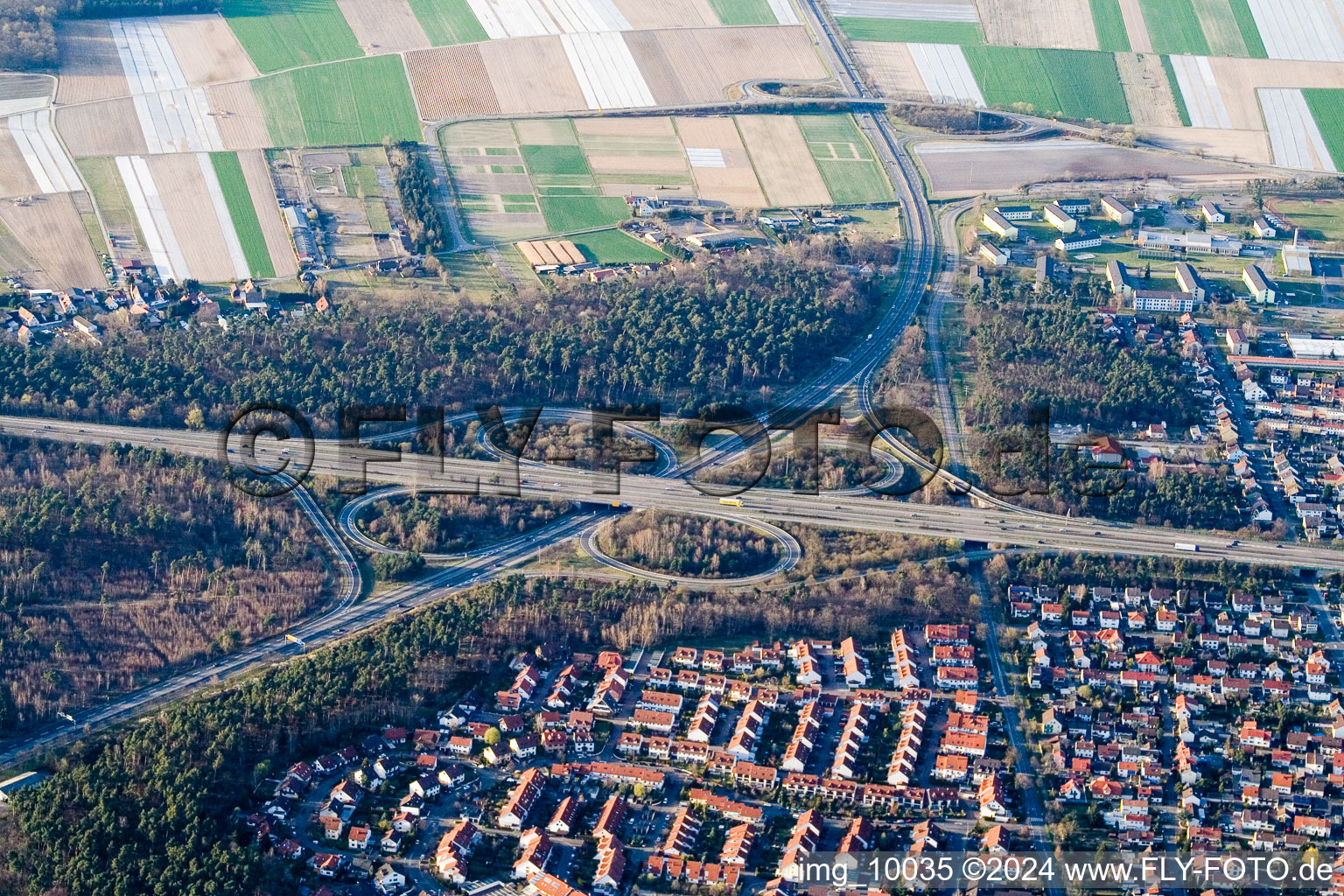 Image drone de Speyer dans le département Rhénanie-Palatinat, Allemagne