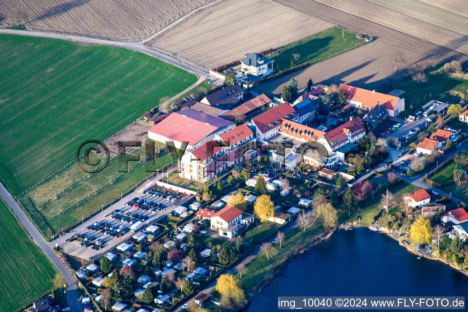 Photographie aérienne de Speyer dans le département Rhénanie-Palatinat, Allemagne