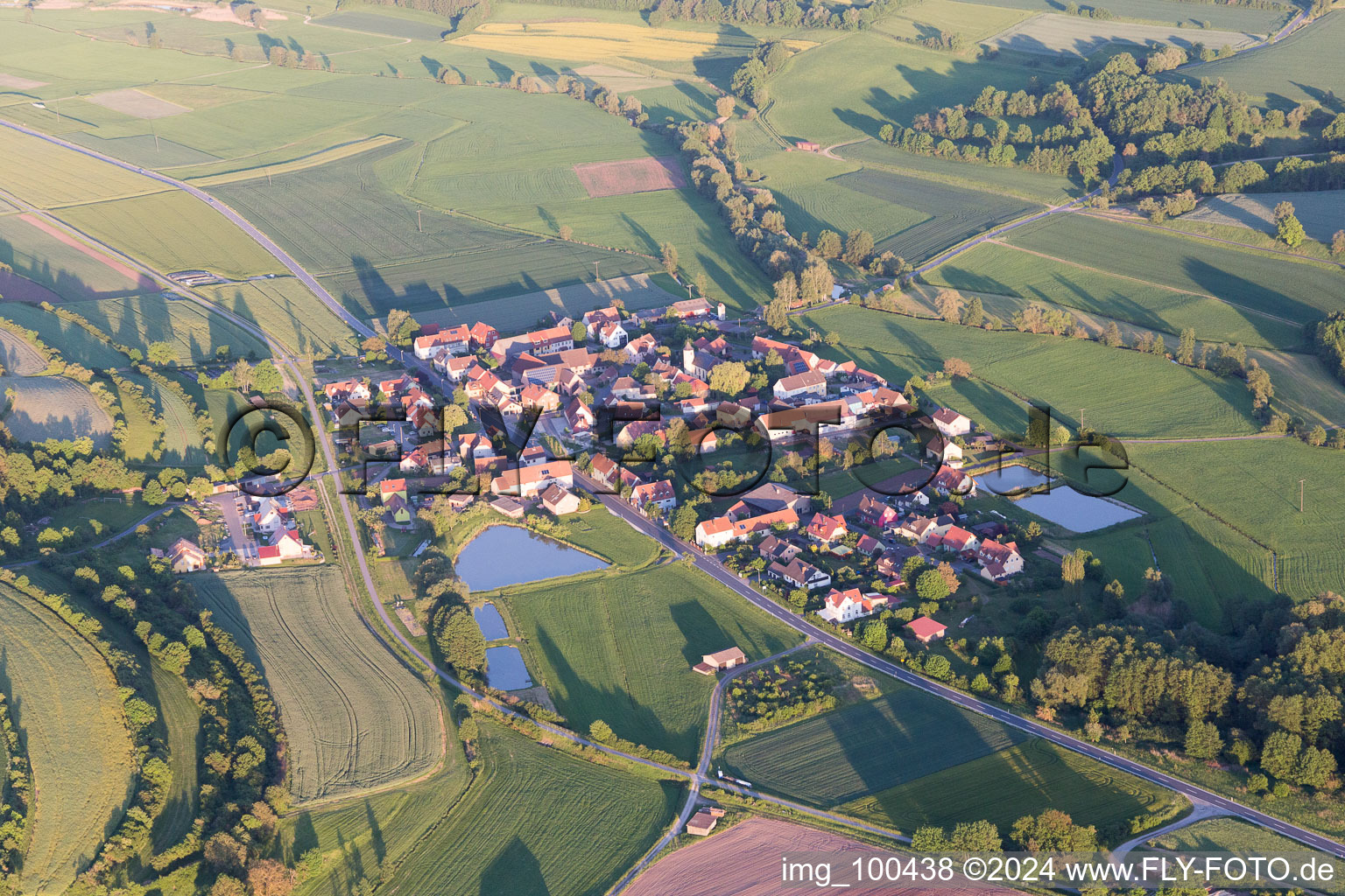 Photographie aérienne de Kötsch dans le département Bavière, Allemagne