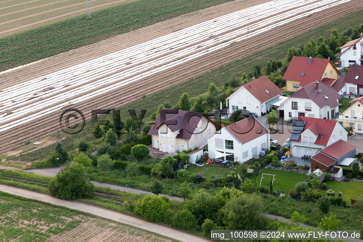 Quartier Mörlheim in Landau in der Pfalz dans le département Rhénanie-Palatinat, Allemagne hors des airs