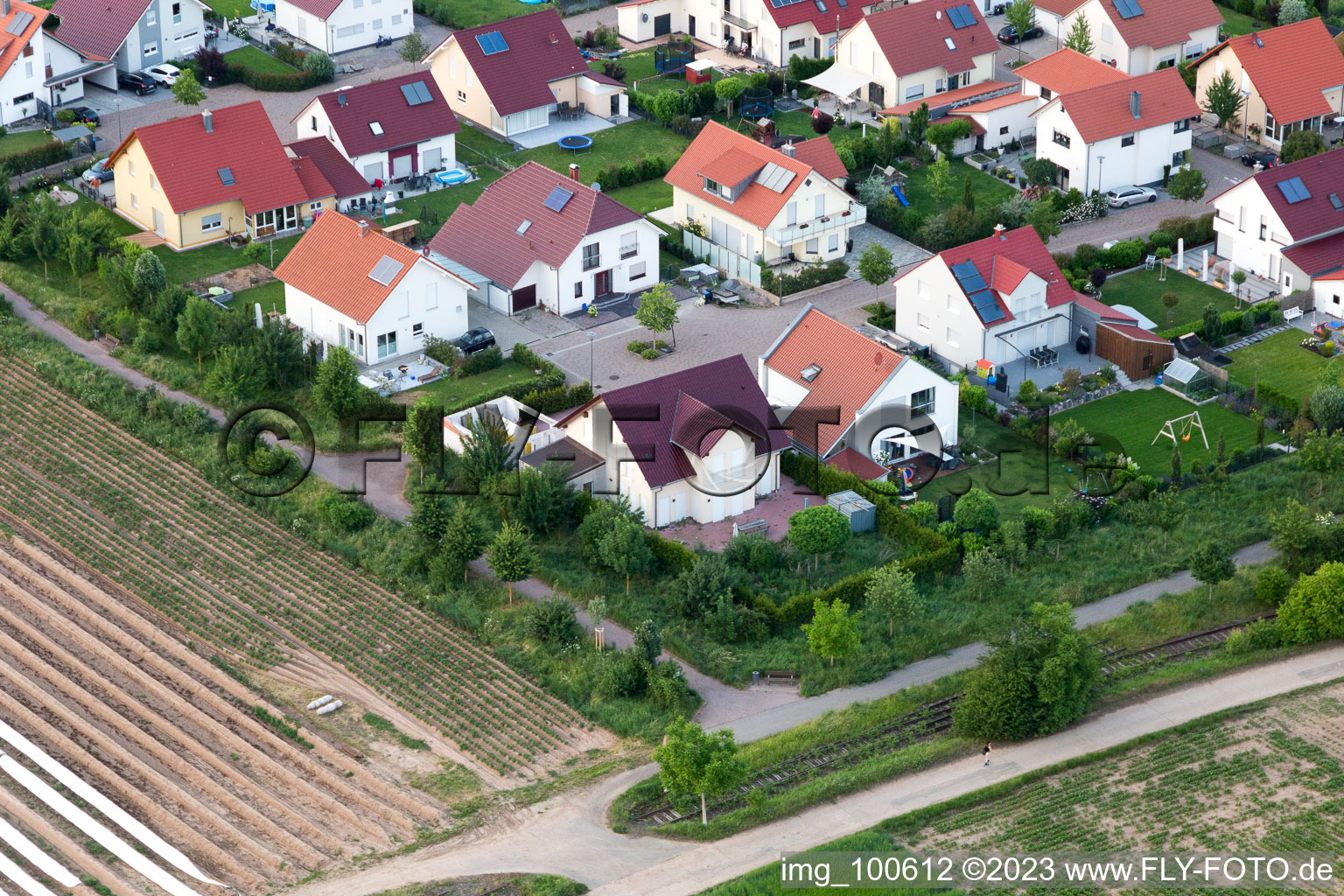 Photographie aérienne de Quartier Mörlheim in Landau in der Pfalz dans le département Rhénanie-Palatinat, Allemagne