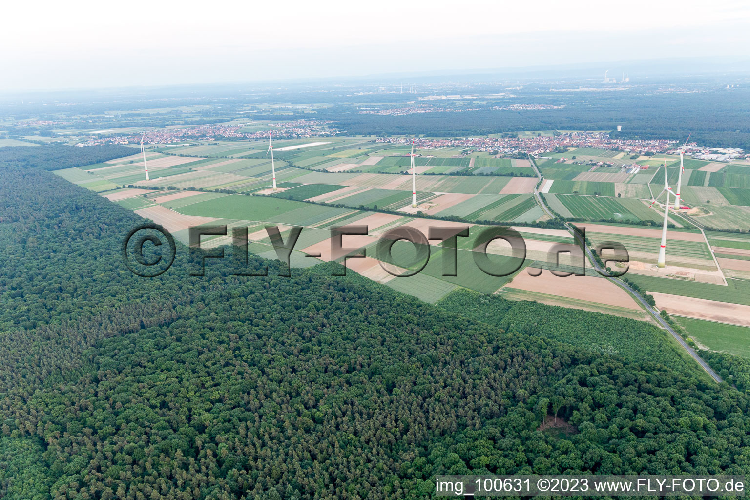 Quartier Herxheim in Herxheim bei Landau dans le département Rhénanie-Palatinat, Allemagne vue du ciel