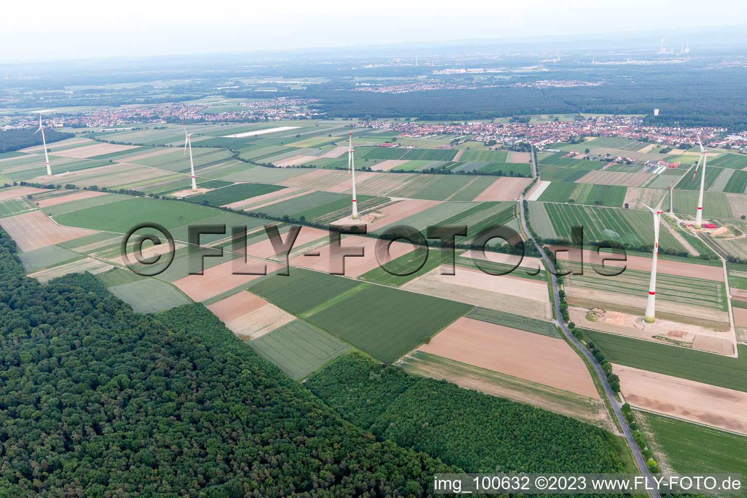 Enregistrement par drone de Quartier Herxheim in Herxheim bei Landau dans le département Rhénanie-Palatinat, Allemagne