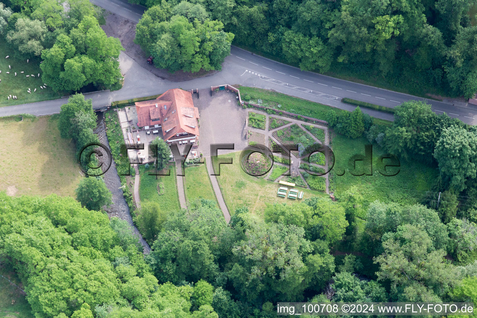 Sankt Germannshof dans le département Rhénanie-Palatinat, Allemagne vue du ciel