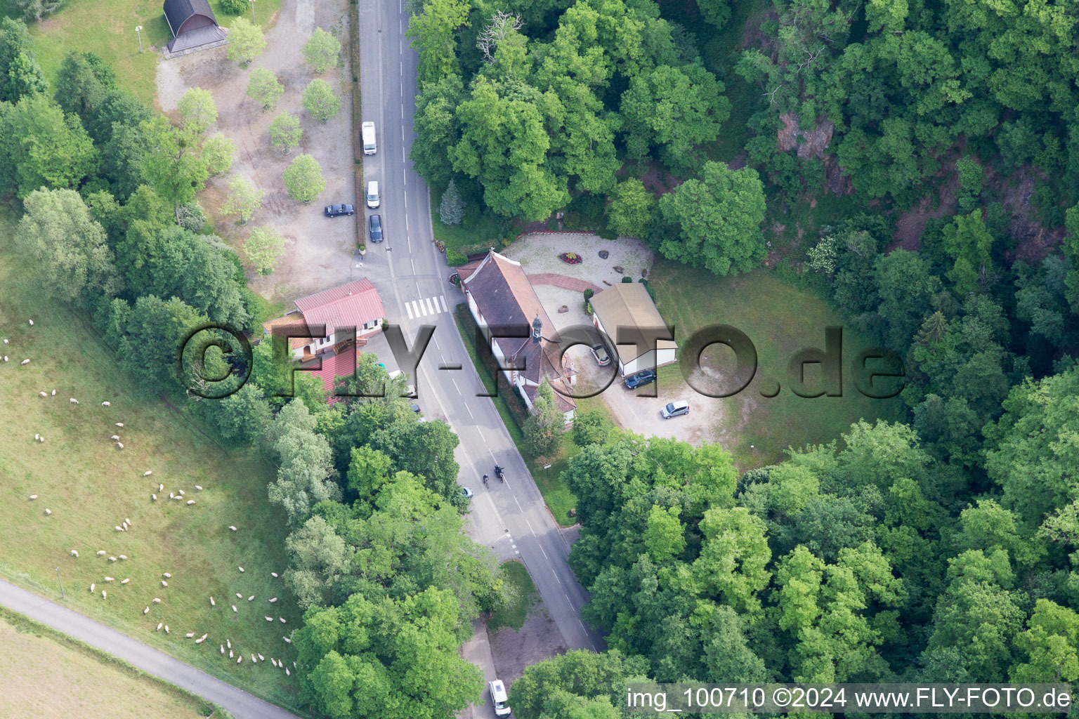 Image drone de Sankt Germannshof dans le département Rhénanie-Palatinat, Allemagne