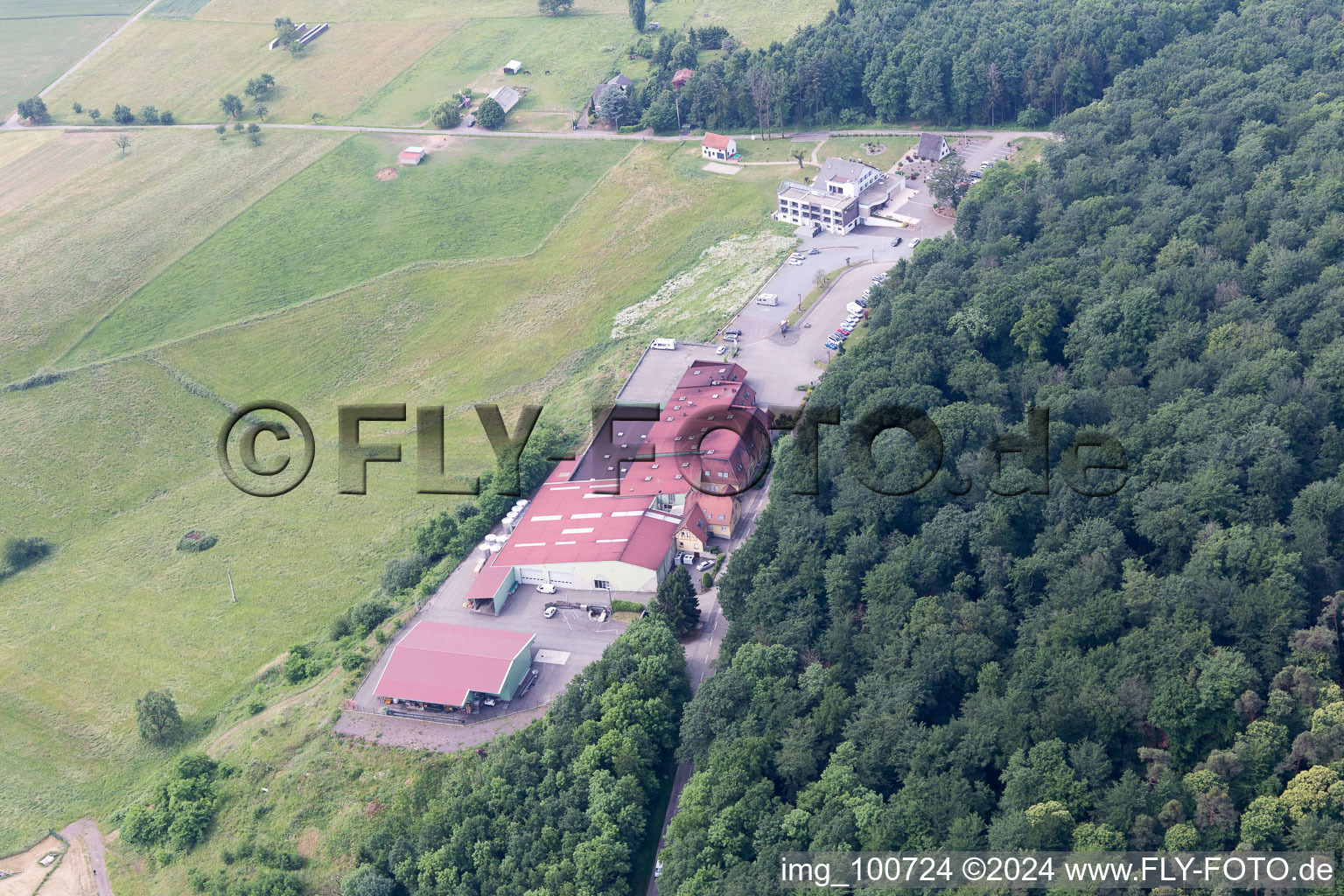 Rott dans le département Bas Rhin, France vue d'en haut