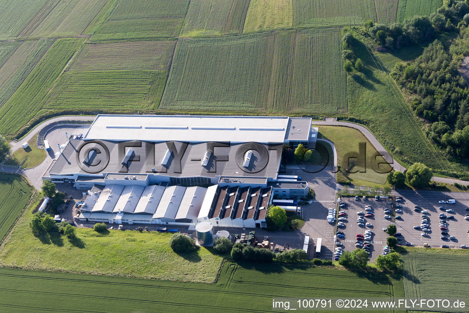 Photographie aérienne de Merkwiller-Pechelbronn dans le département Bas Rhin, France