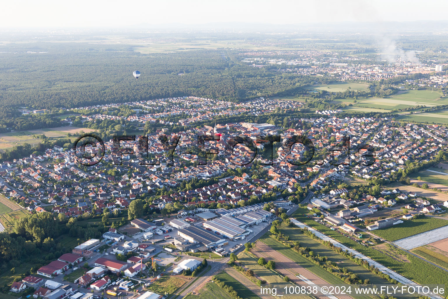 Image drone de Dudenhofen dans le département Rhénanie-Palatinat, Allemagne