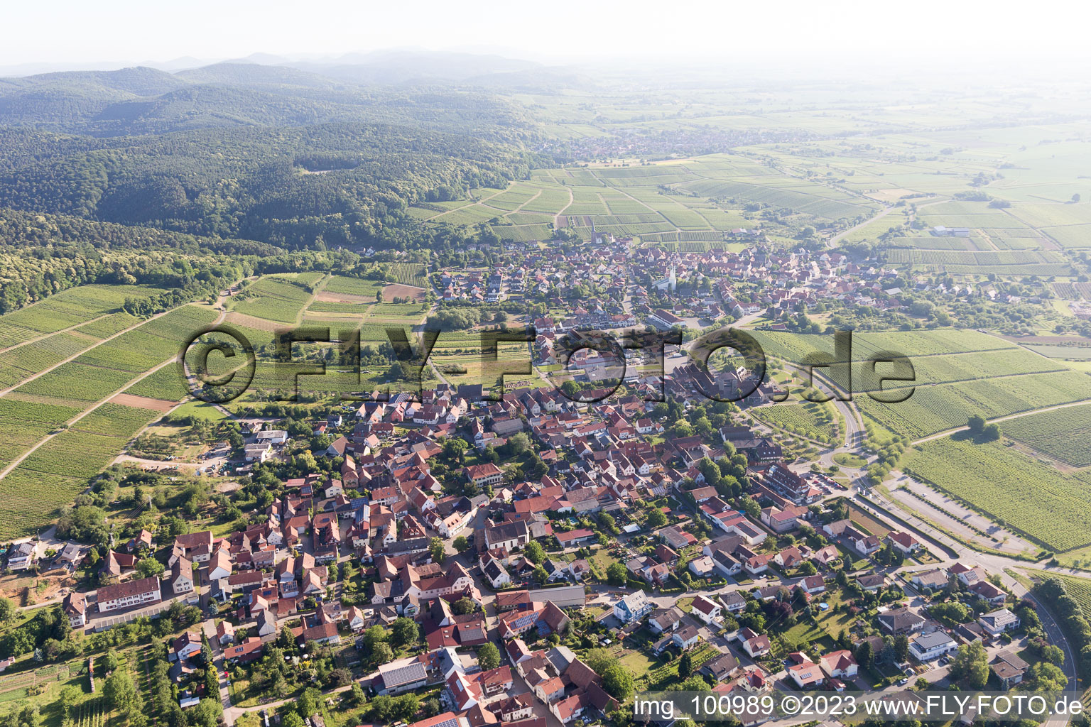 Image drone de Quartier Schweigen in Schweigen-Rechtenbach dans le département Rhénanie-Palatinat, Allemagne