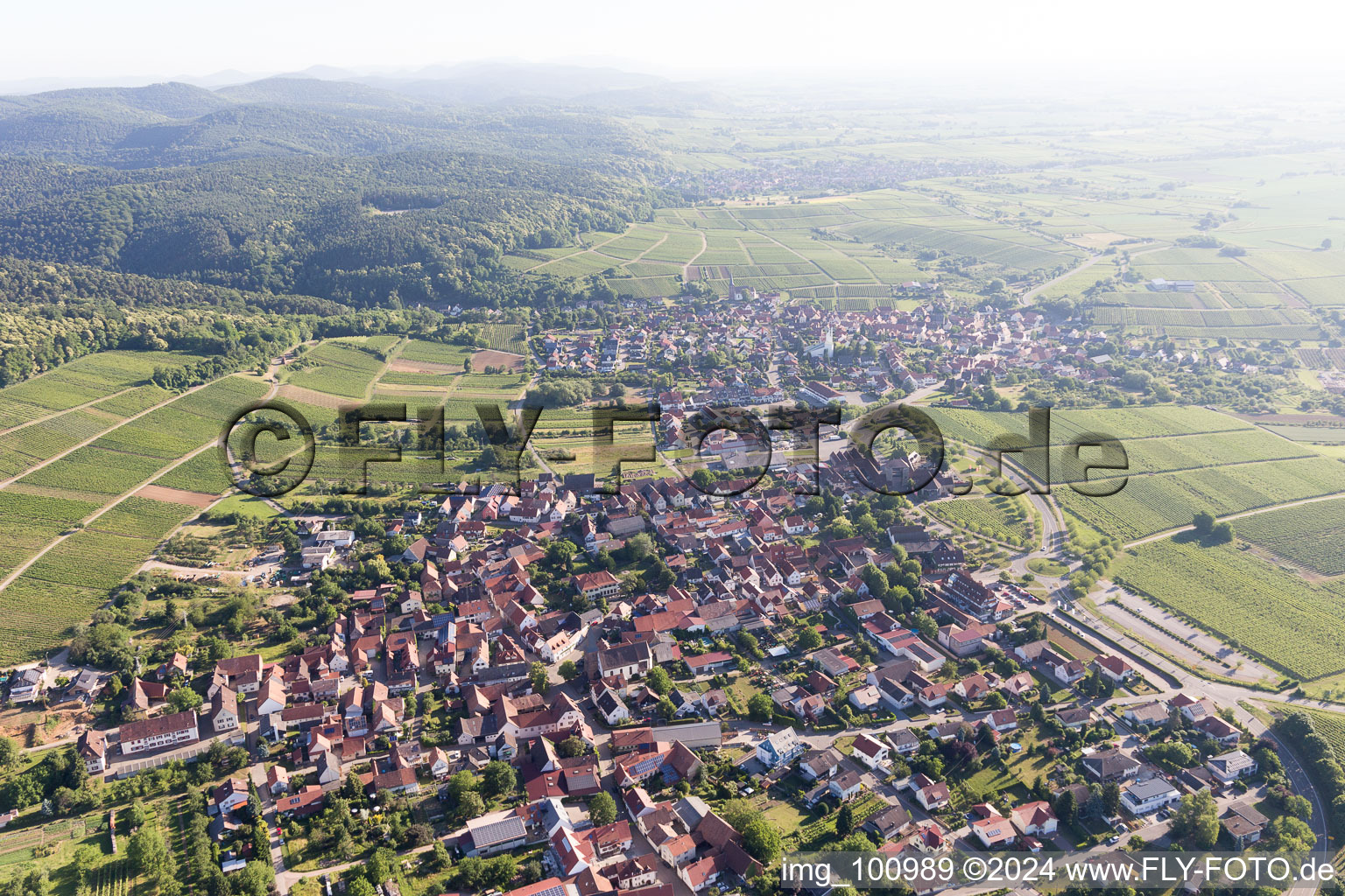 Image drone de Quartier Schweigen in Schweigen-Rechtenbach dans le département Rhénanie-Palatinat, Allemagne