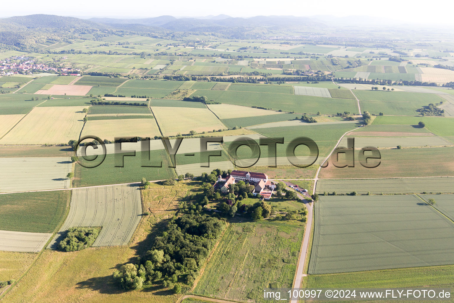 Image drone de Schweighofen dans le département Rhénanie-Palatinat, Allemagne