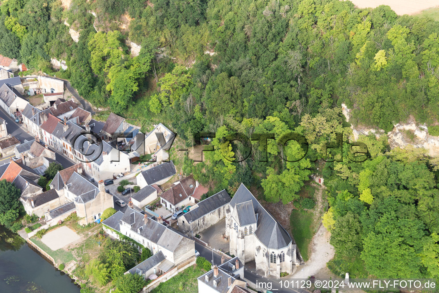 Saint-Rimay dans le département Loir et Cher, France d'un drone