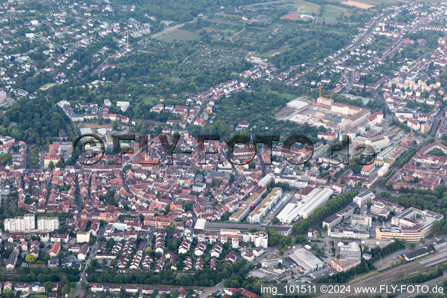 Image drone de Quartier Durlach in Karlsruhe dans le département Bade-Wurtemberg, Allemagne