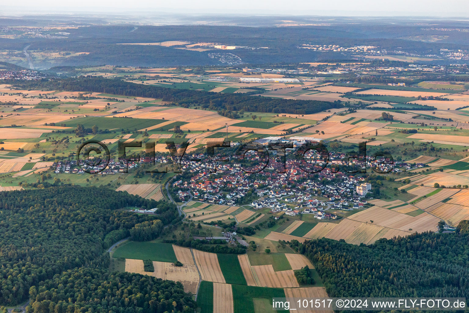 Photographie aérienne de Quartier Nußbaum in Neulingen dans le département Bade-Wurtemberg, Allemagne