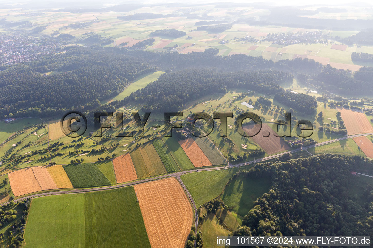 Vue oblique de Breitenfürst dans le département Bade-Wurtemberg, Allemagne