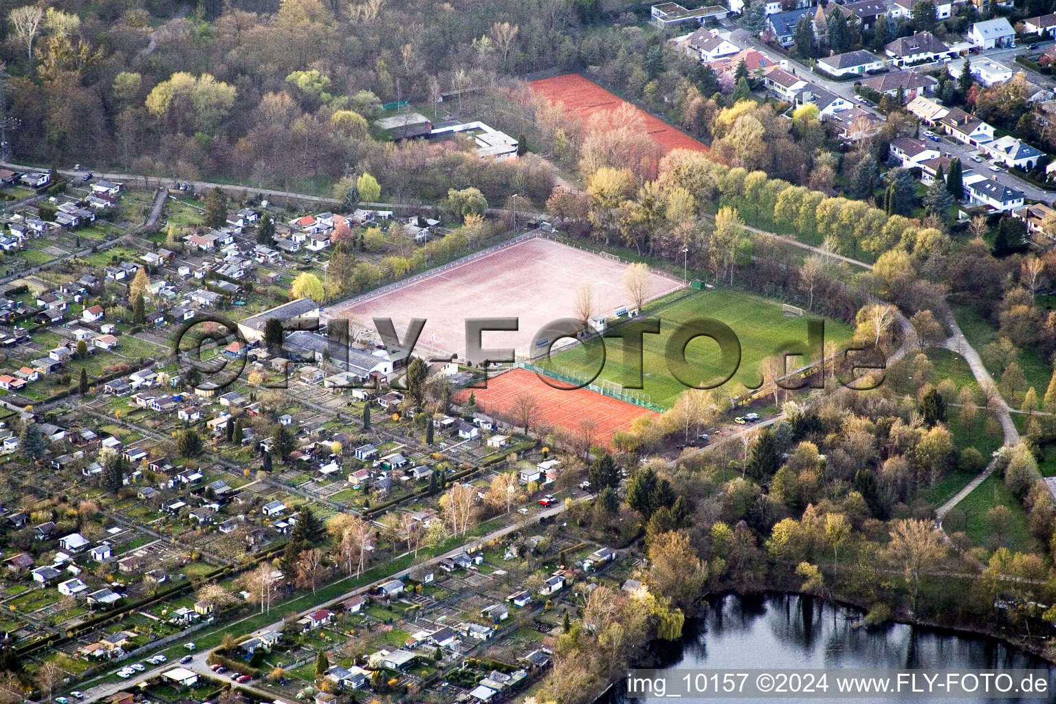 Vue aérienne de MFC08 à le quartier Niederfeld in Mannheim dans le département Bade-Wurtemberg, Allemagne