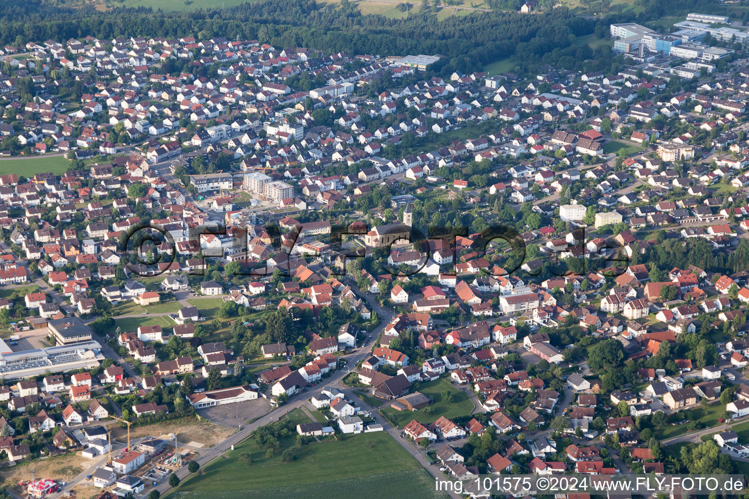 Photographie aérienne de Mutlangen dans le département Bade-Wurtemberg, Allemagne