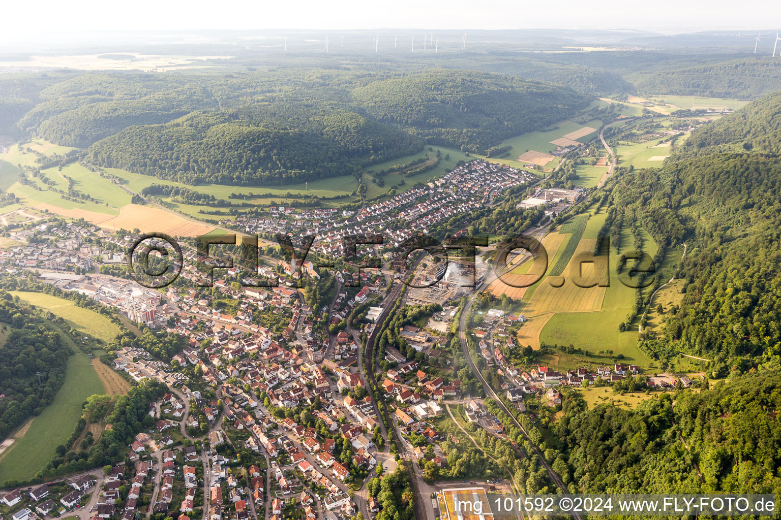 Photographie aérienne de Quartier Unterkochen in Aalen dans le département Bade-Wurtemberg, Allemagne