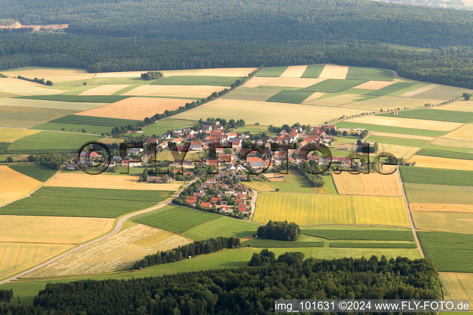 Kösingen dans le département Bade-Wurtemberg, Allemagne d'en haut