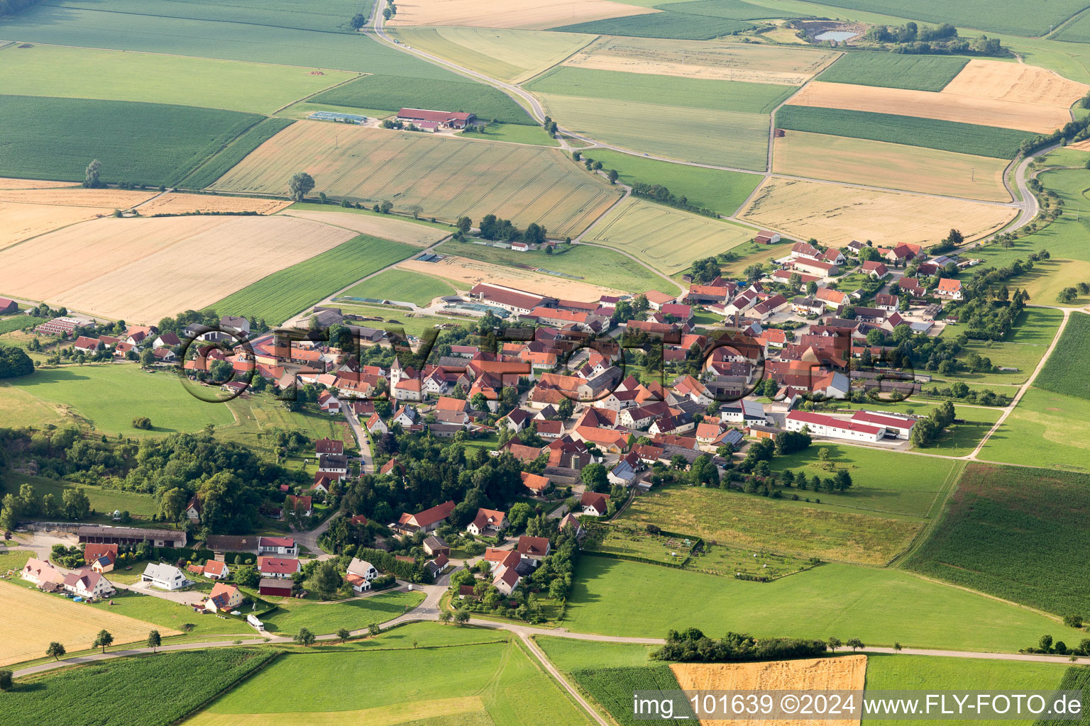 Forheim dans le département Bavière, Allemagne vue d'en haut