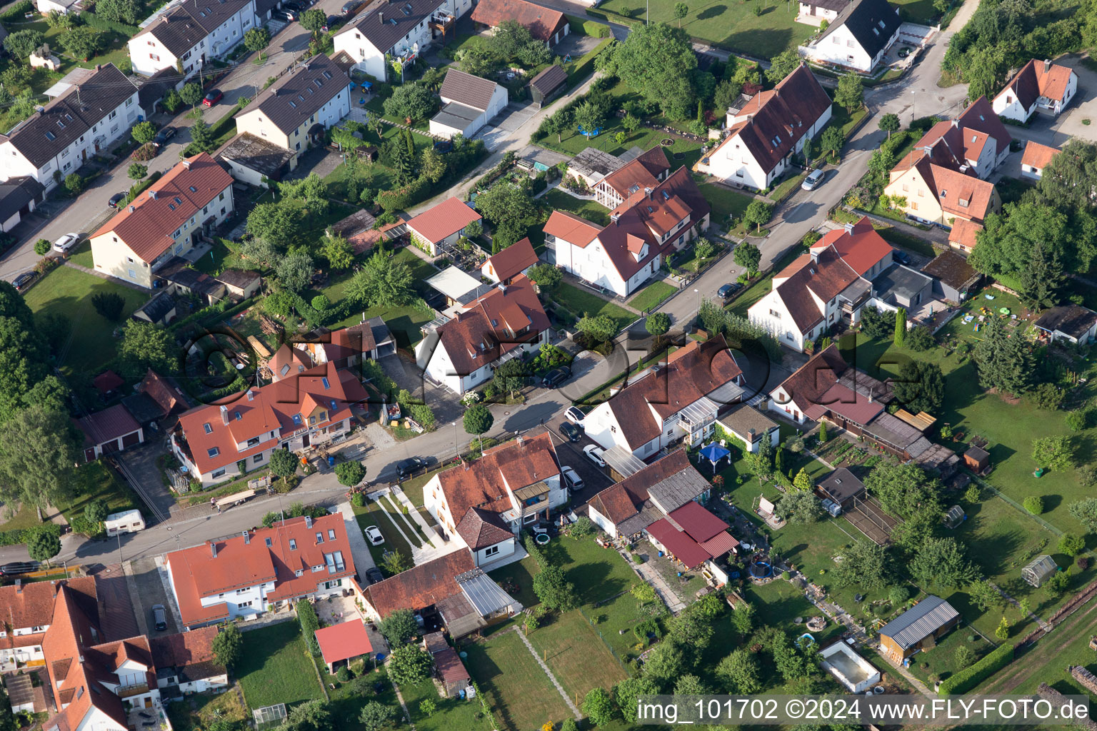 Règlement de Ramberg à le quartier Riedlingen in Donauwörth dans le département Bavière, Allemagne d'en haut