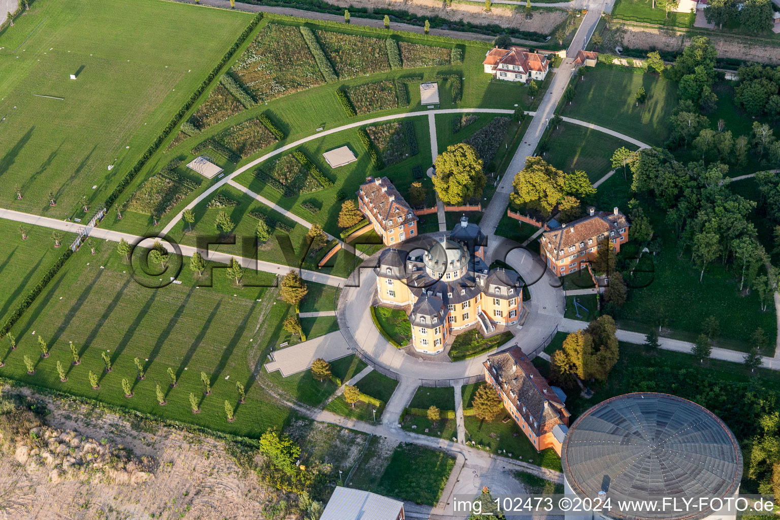 Image drone de Waghäusel dans le département Bade-Wurtemberg, Allemagne