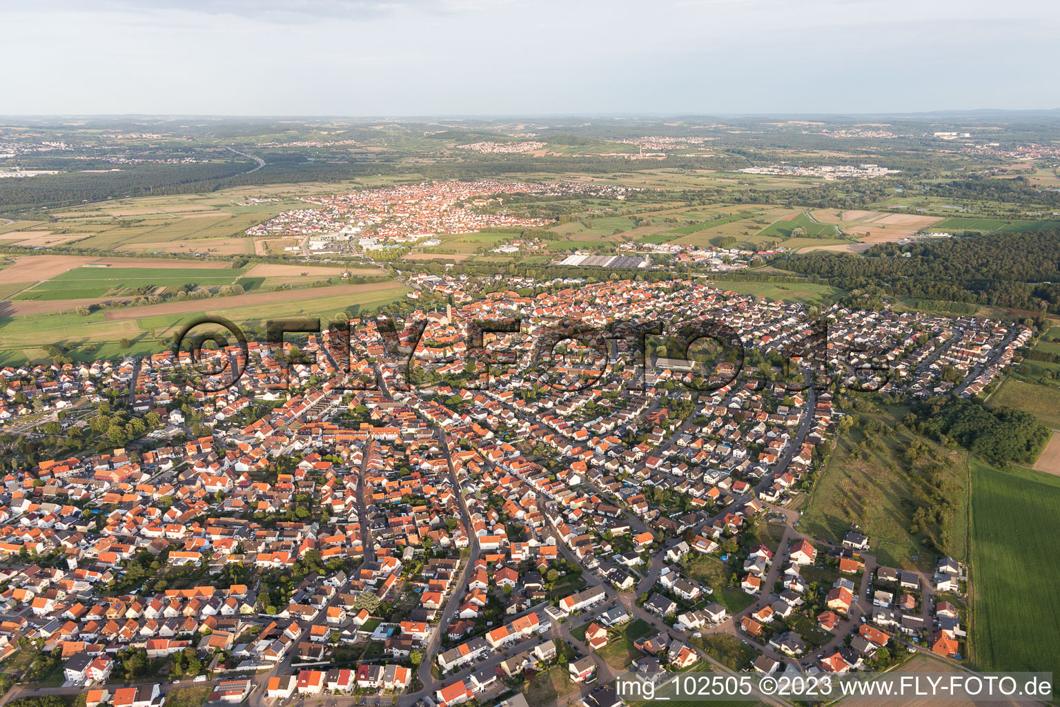 Photographie aérienne de Quartier Sankt Leon in St. Leon-Rot dans le département Bade-Wurtemberg, Allemagne