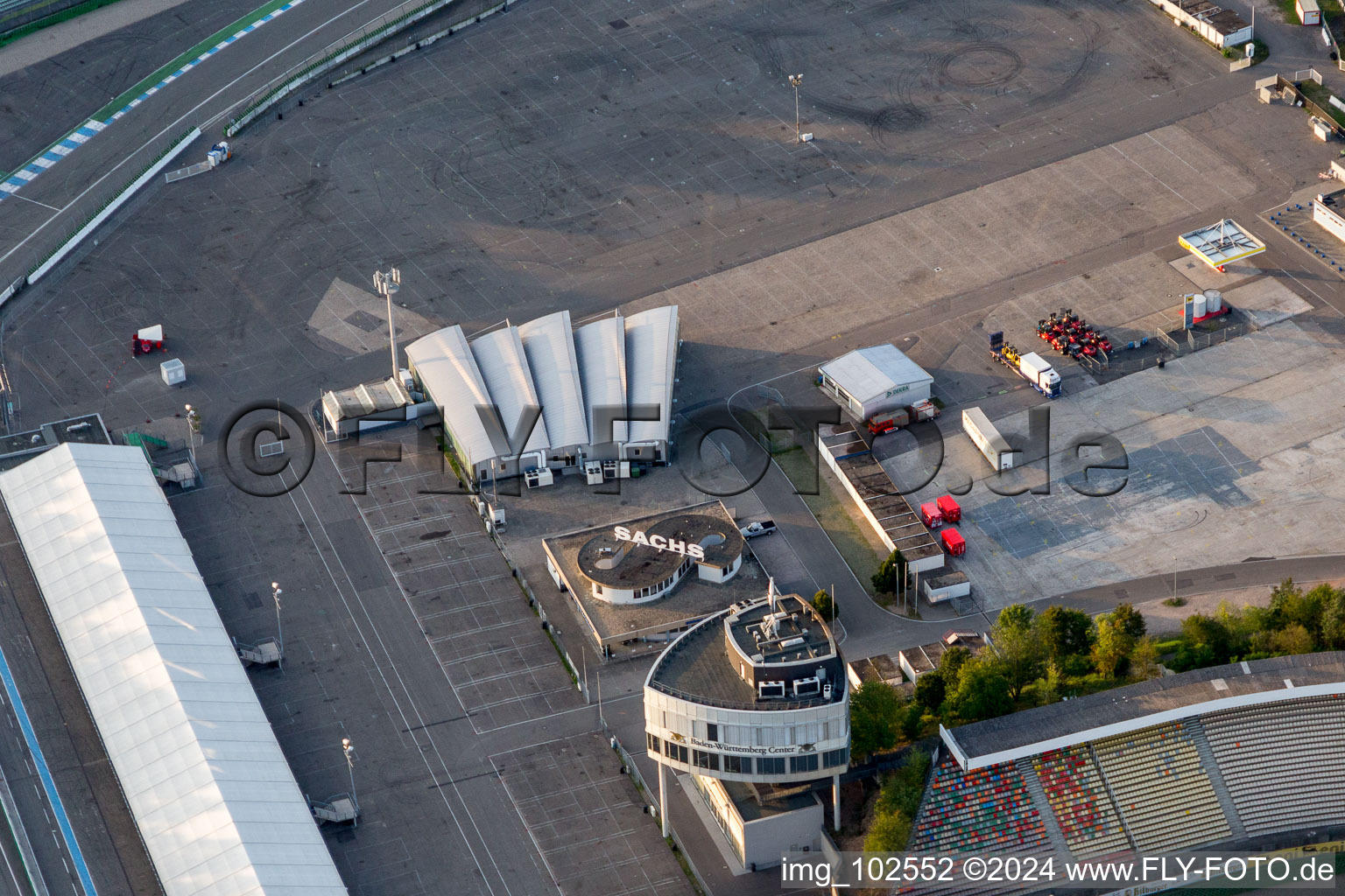 Image drone de Hockenheim dans le département Bade-Wurtemberg, Allemagne