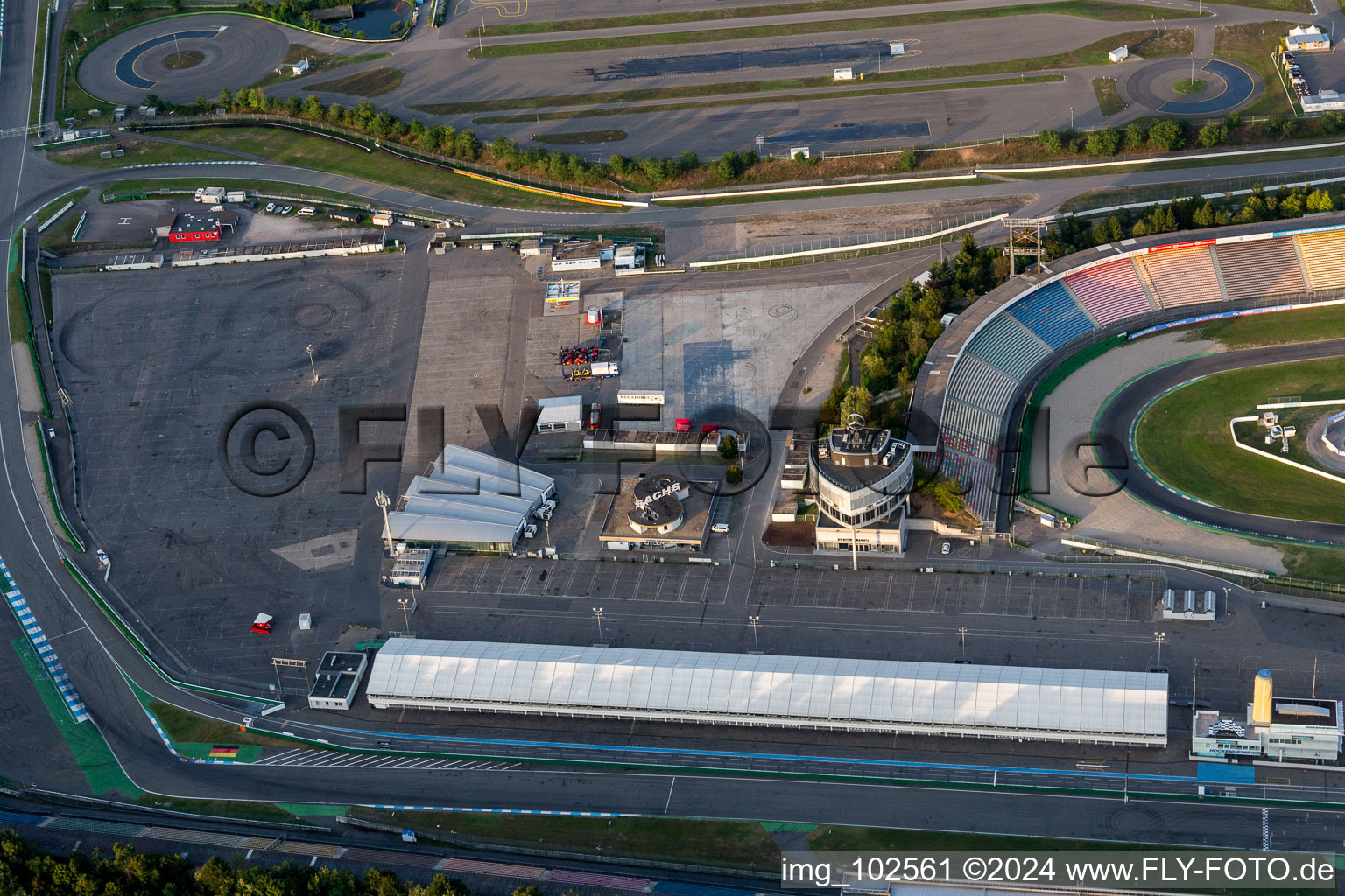 Hockenheim dans le département Bade-Wurtemberg, Allemagne vue d'en haut