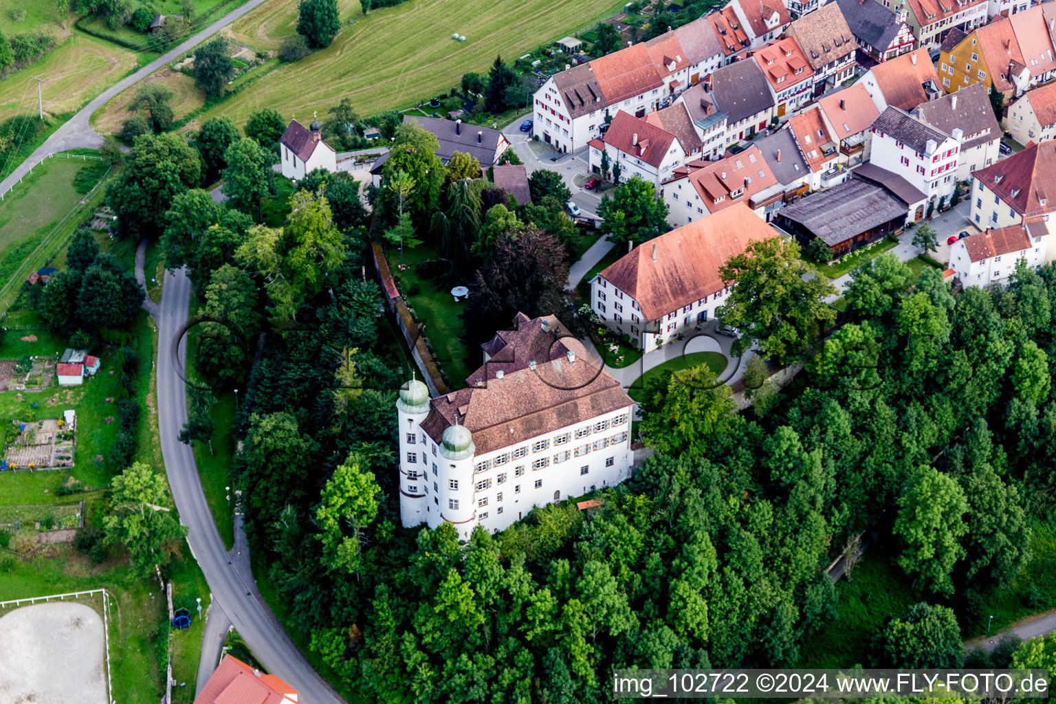Photographie aérienne de Serrure arrière à Mühlheim an der Donau dans le département Bade-Wurtemberg, Allemagne