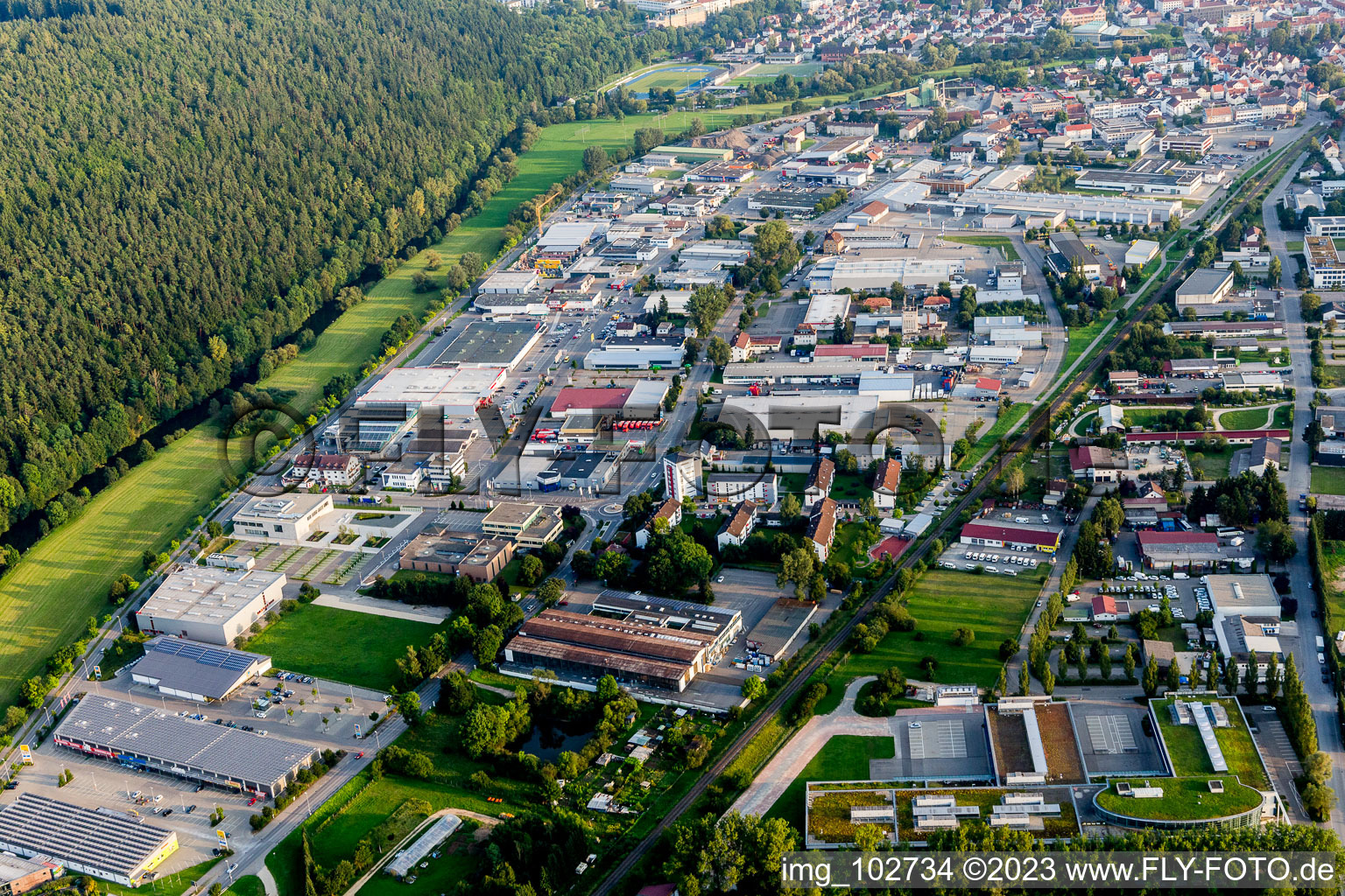 Photographie aérienne de Tuttlingen dans le département Bade-Wurtemberg, Allemagne