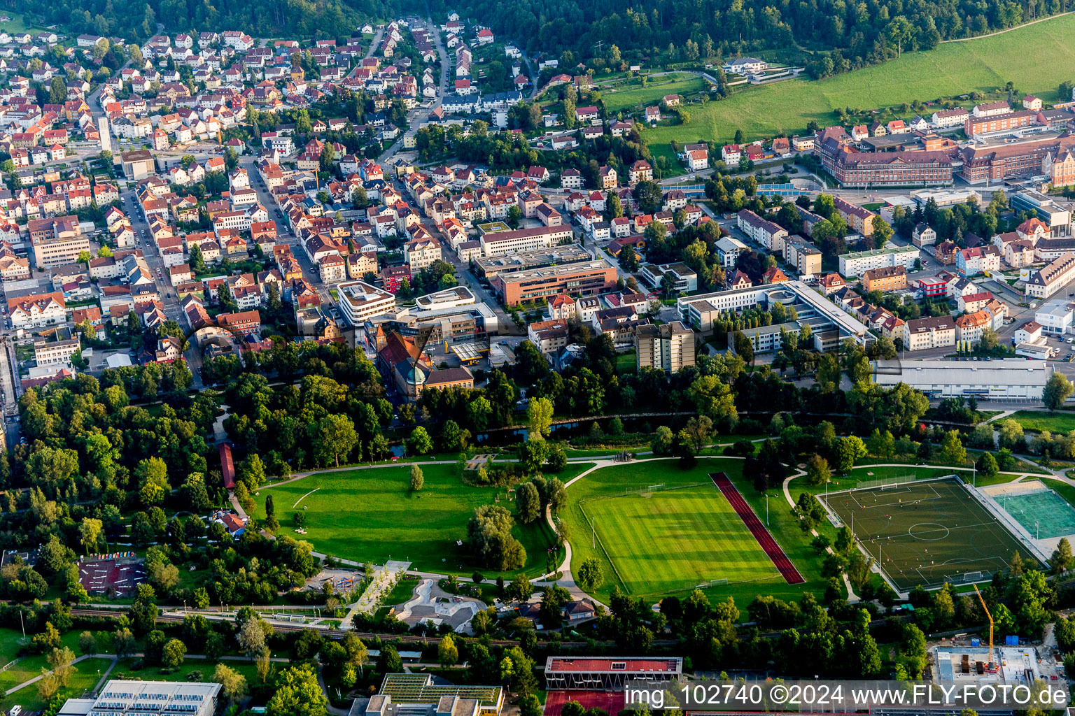 Tuttlingen dans le département Bade-Wurtemberg, Allemagne vue d'en haut