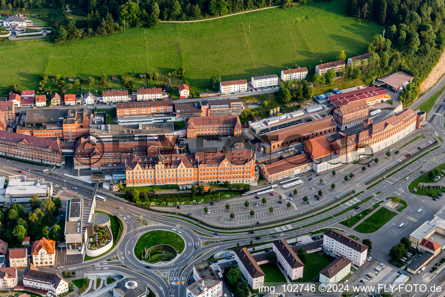 Tuttlingen dans le département Bade-Wurtemberg, Allemagne vue du ciel