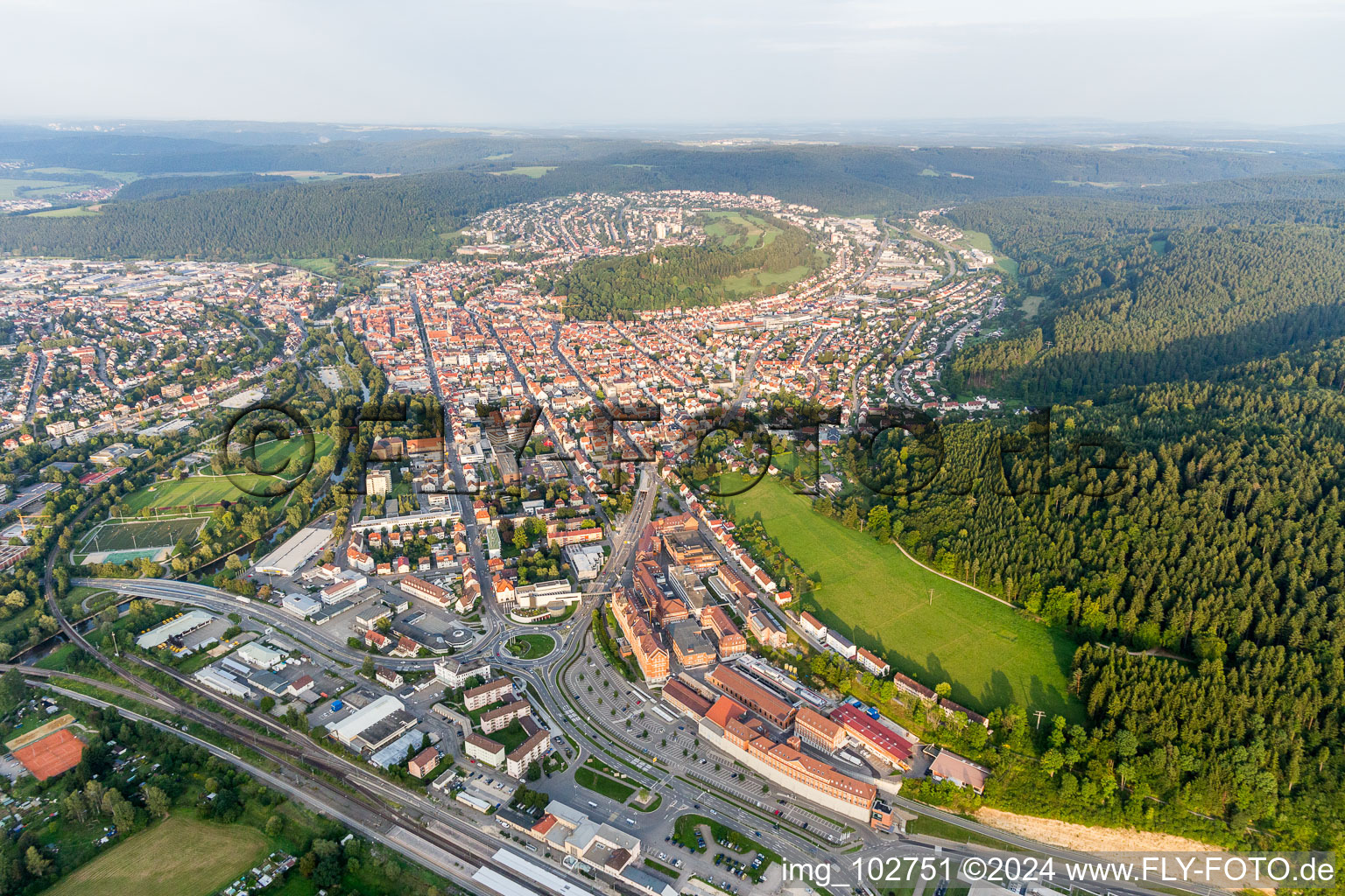 Photographie aérienne de Banlieue à Tuttlingen dans le département Bade-Wurtemberg, Allemagne