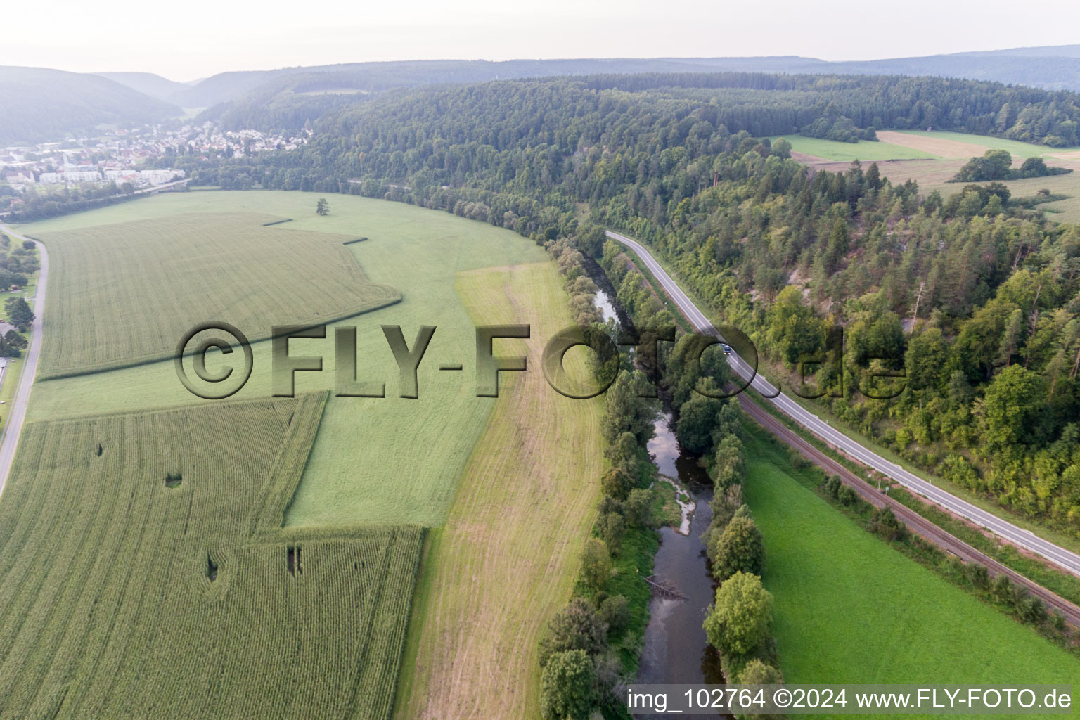 Immendingen dans le département Bade-Wurtemberg, Allemagne d'en haut