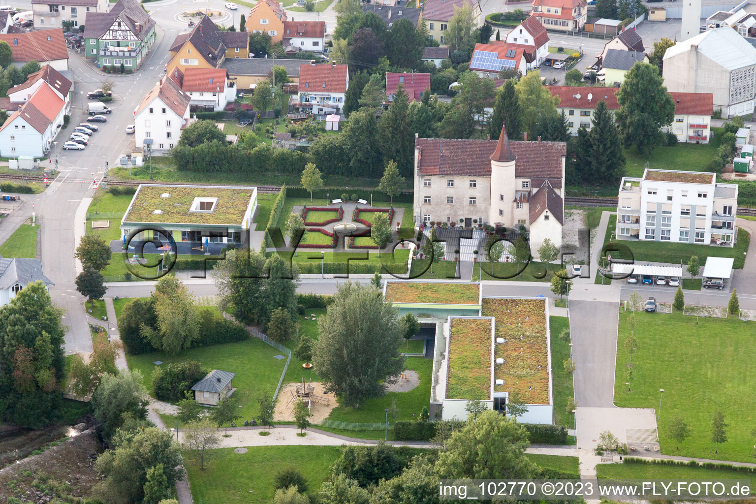 Enregistrement par drone de Immendingen dans le département Bade-Wurtemberg, Allemagne