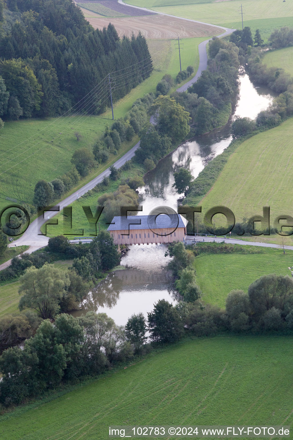 Vue oblique de Quartier Zimmern in Immendingen dans le département Bade-Wurtemberg, Allemagne