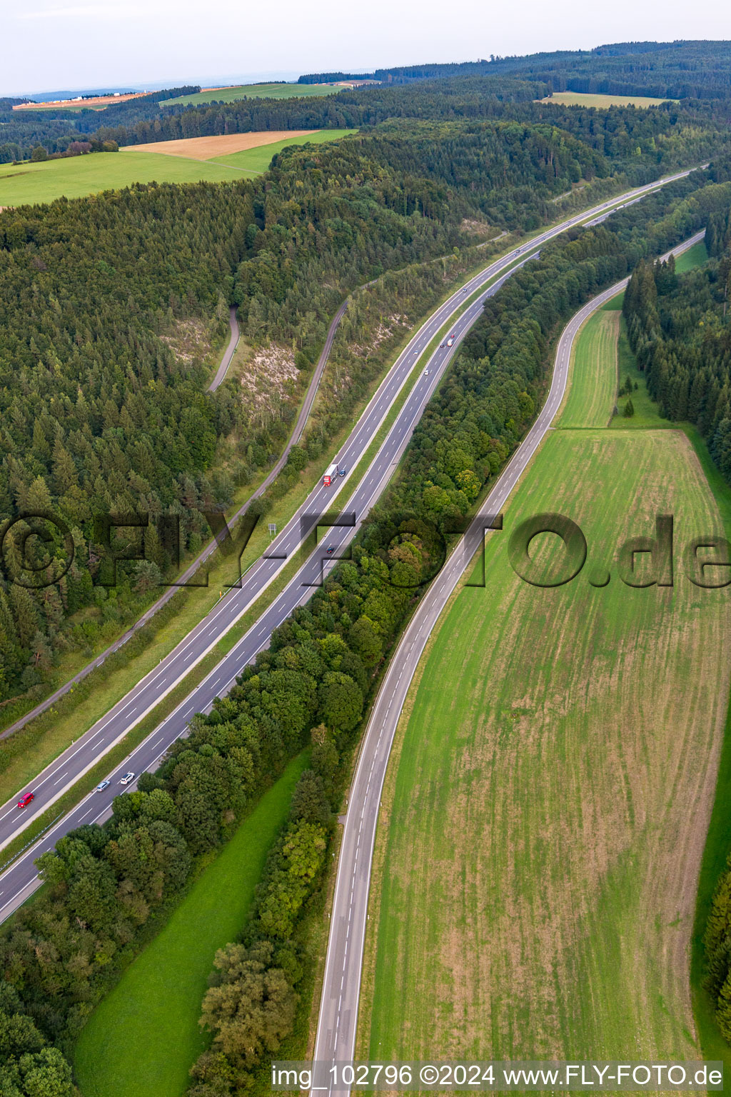 Geisingen dans le département Bade-Wurtemberg, Allemagne d'en haut