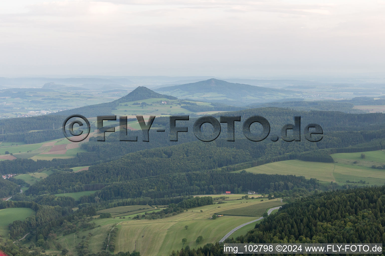 Vue aérienne de Engen dans le département Bade-Wurtemberg, Allemagne