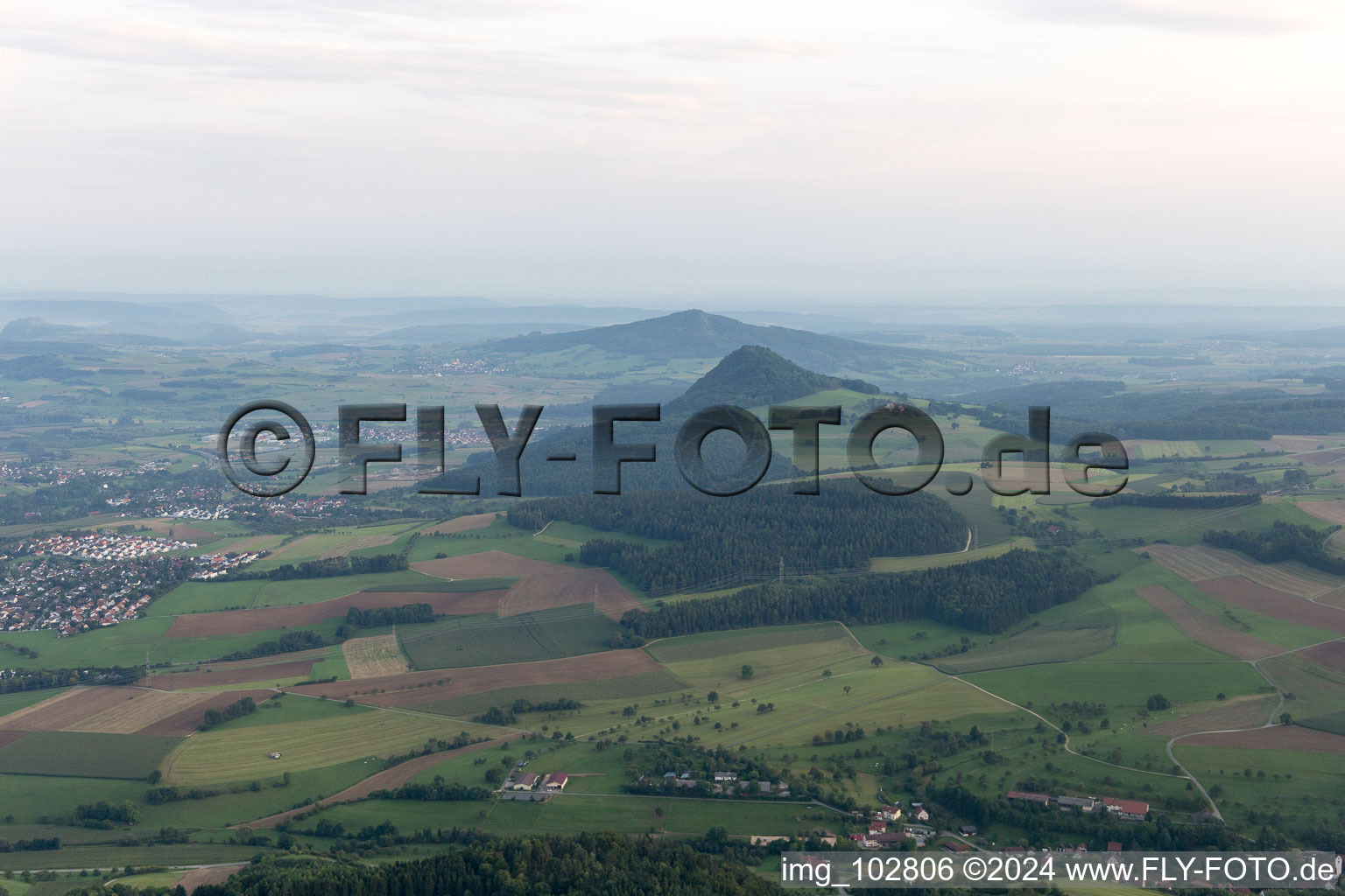 Vue aérienne de Engen dans le département Bade-Wurtemberg, Allemagne