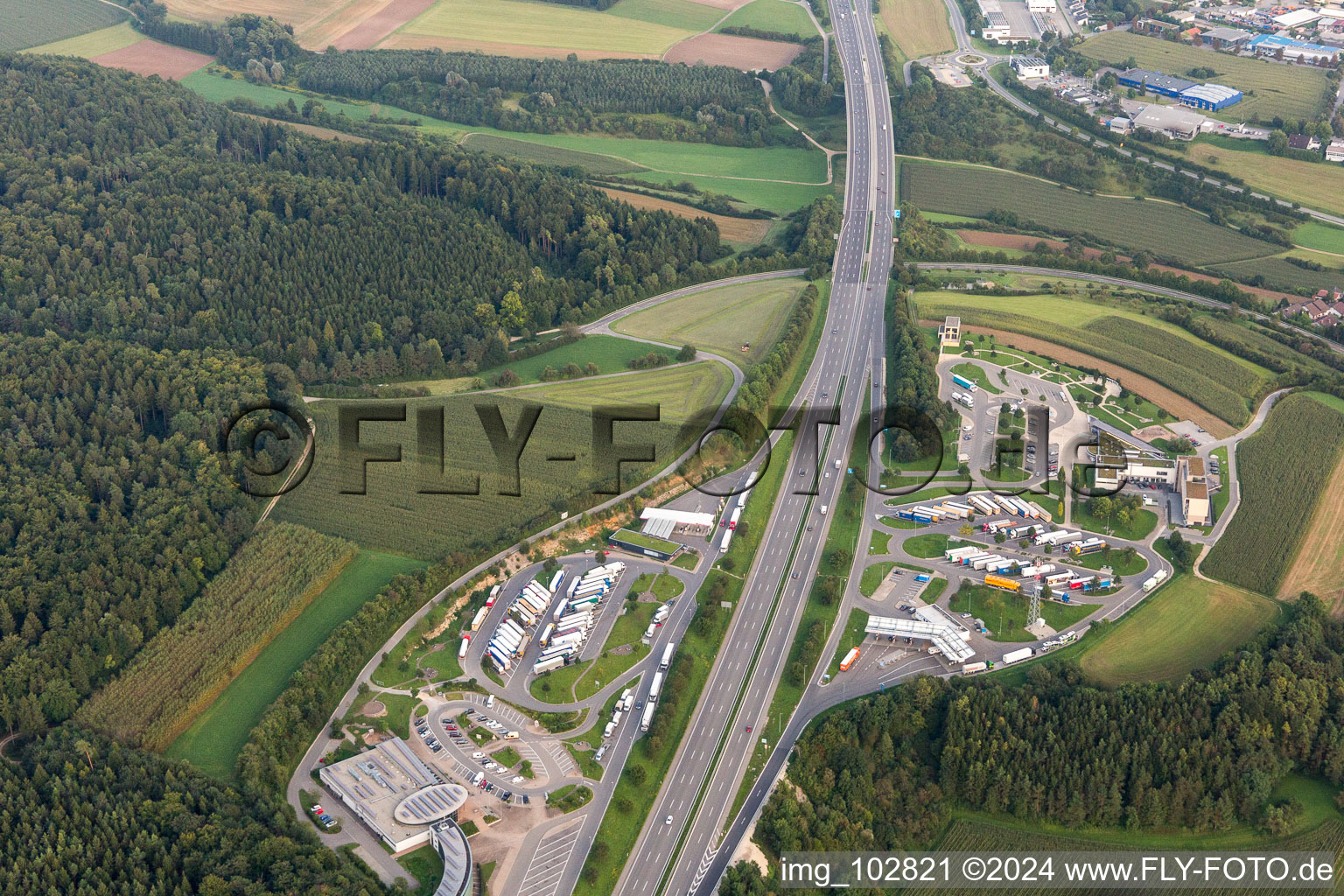 Photographie aérienne de Engen dans le département Bade-Wurtemberg, Allemagne