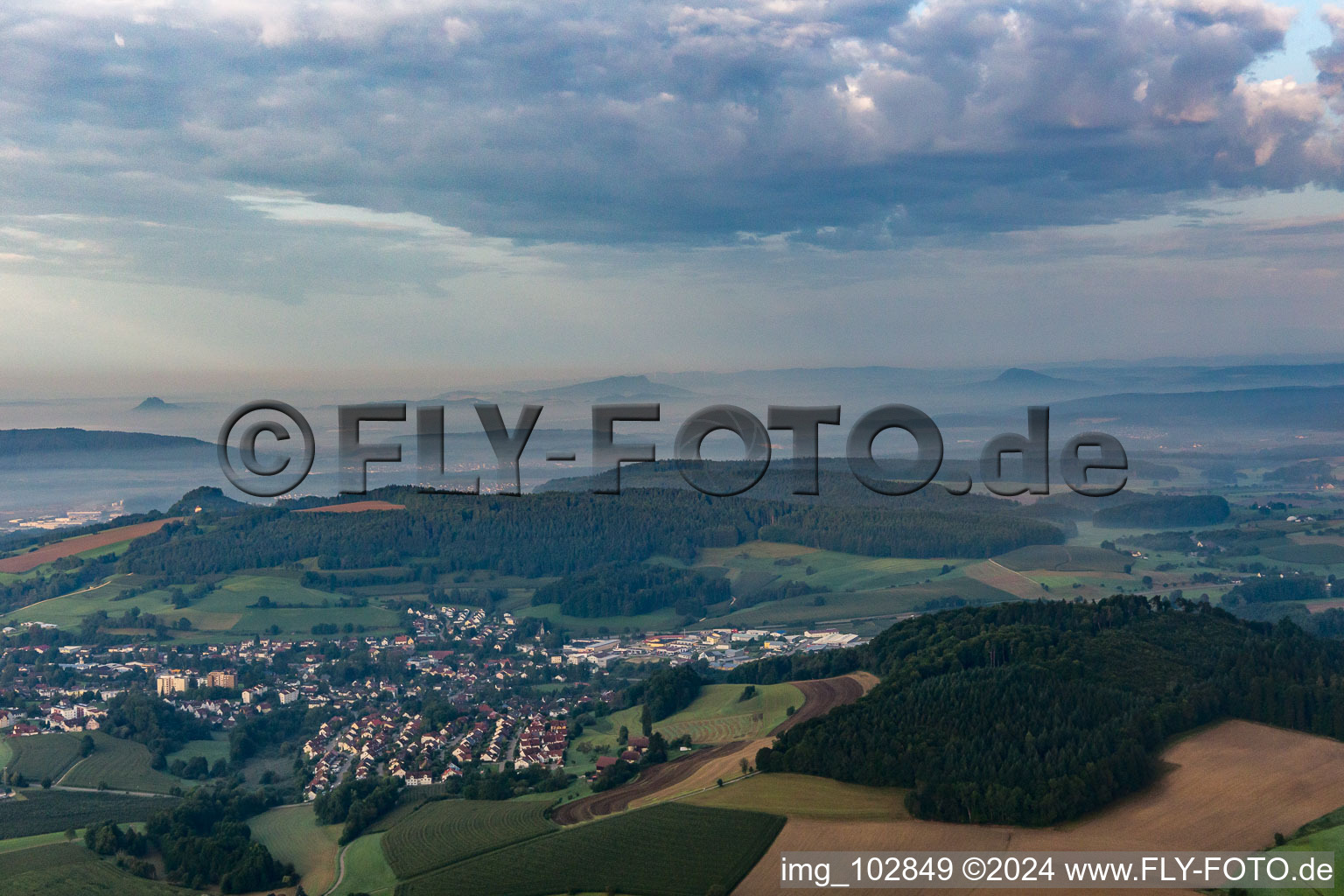 Photographie aérienne de Stockach dans le département Bade-Wurtemberg, Allemagne