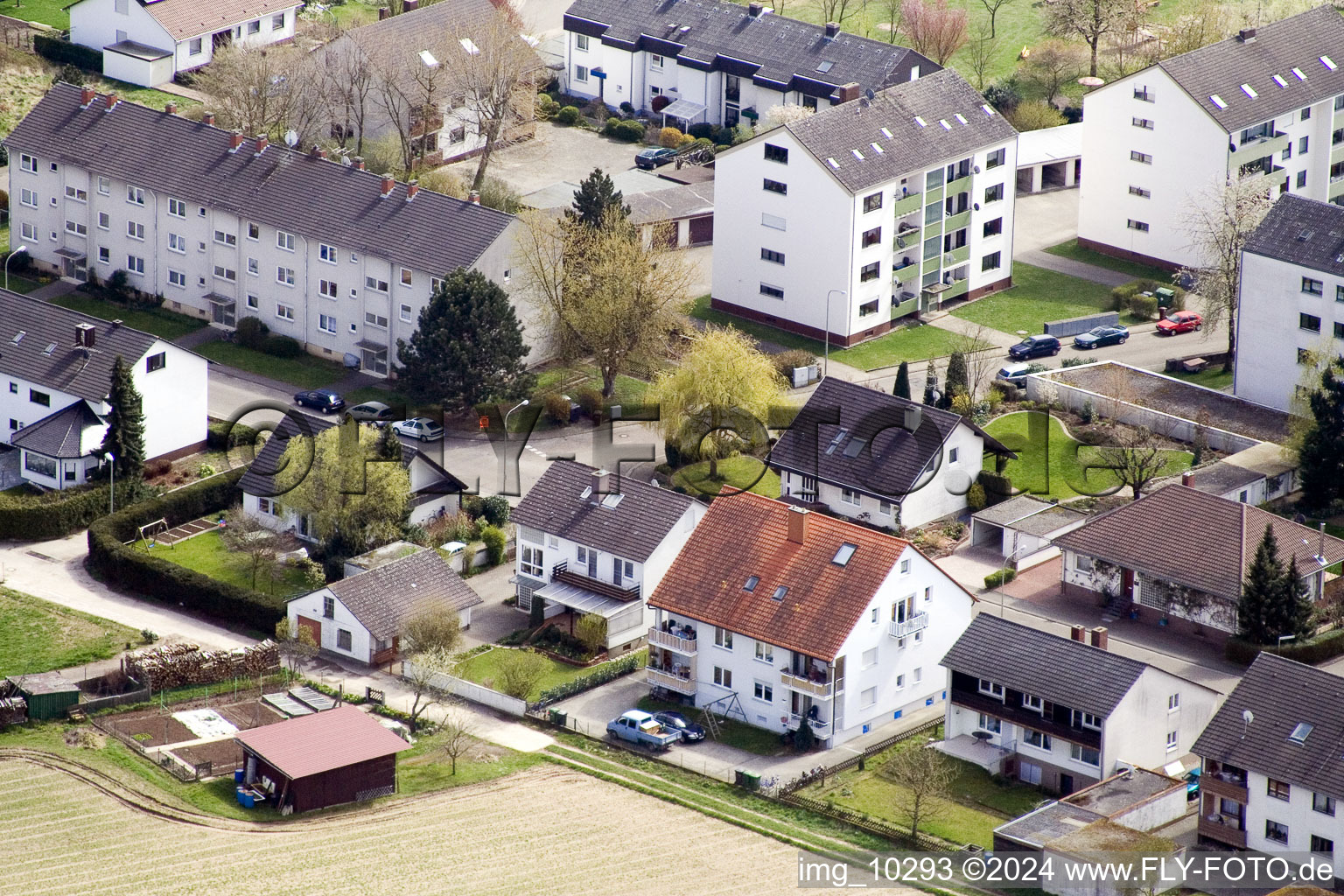 Au château d'eau à Kandel dans le département Rhénanie-Palatinat, Allemagne d'en haut